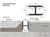 Теневая рейка LACONISTIQ DUAL, под панели и керамог. Черный МУАР RAL9005 (8,6х12х3000мм. заор 6мм) вставка FLEX в комплекте 22-31-300 - фото 108344