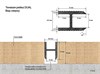 Теневая рейка LACONISTIQ DUAL, под панели и керамог. Черный МУАР RAL9005 (8,6х12х3000мм. заор 6мм) вставка FLEX в комплекте 22-31-300 - фото 108348