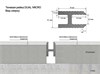 Теневая рейка LACONISTIQ DUAL mini, под панели и керамог. Светлое золото Анод (6х10х3000мм. зазор 3.5мм) вставка FLEX в комплекте 28-15-300 - фото 108368