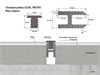 Теневая рейка LACONISTIQ DUAL mini, под панели и керамог. Светлое золото Анод (6х10х3000мм. зазор 3.5мм) вставка FLEX в комплекте 28-15-300 - фото 108376