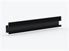 Теневая рейка LACONISTIQ Light Черный МУАР (45,7*15,45*3000мм.) под подсветку, вставка FLEX в комплекте 23-31-300 - фото 108378