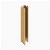 Теневая рейка LACONISTIQ Light MINI Св. золото анодированное (11,3*16*3000мм) под подсветку, для обоев, панелей и керамогранита, вставка FLEX в комплекте 29-15-300 - фото 108515