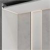 Теневая рейка LACONISTIQ Multilevel (разноуровневая) Белый МУАР RAL9016 (46.3*27.7*3000мм.) под подсветку 25-32-300 - фото 108586