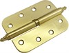 Петля MORELLI стальная разъёмная скругленная с короной MS-C 100X70X2.5 SG L Левая Цвет - Матовое золот MS-C 100X70X2.5 SG L - фото 112347