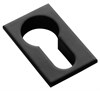 Накладка под евроцилиндр LUX-KH-SM NERO Цвет - чёрный LUX-KH-SM NERO - фото 112508