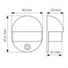 Дверной ограничитель DS1 COF Цвет - кофе DS1 COF - фото 112716