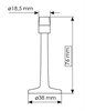 Дверной ограничитель DS2 COF Цвет - кофе DS2 COF - фото 112734