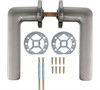 Дверная ручка ADDEN BAU ELIT S-487 NICKEL S-487 NICKEL - фото 113596