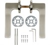 Дверная ручка ADDEN BAU LYRE S-489 NICKEL S-489 NICKEL - фото 113611