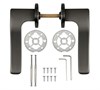 Дверная ручка ADDEN BAU  LYRE S-489 GRAPHITE S-489 GRAPHITE - фото 113623