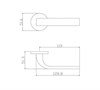 Дверная ручка ADDEN BAU COMET S-483 GRAPHITE S-483 GRAPHITE - фото 113629