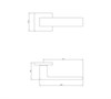 Дверныая ручка ADDEN BAU GRANE S-560 GRAPHITE S-560 GRAPHITE - фото 113746