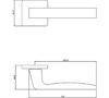 Дверная ручка ADDEN BAU DUNE S-531 BLACK Чёрный S-531 BLACK - фото 113753