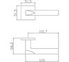 Дверная ручка ADDEN BAU SHELF S-559 GRAPHITE графит S-559 GRAPHITE - фото 113764