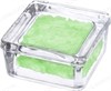 Стеклоблок фотоэлектрический Квадрат зеленый (110х110х60) 11_11_6_4