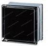 Стеклоблок mini Гладкий Черный MGs FUTURISTIC BLACK 100% (146х146х80) MGs_FUTURISTIC_BLACK_100%