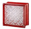 Стеклоблок mini Красный MGs ROMANTIC WHITE 30% (146х146х80) MGs_ROMANTIC_WHITE_30%
