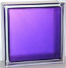 Стеклоблок стандартный окрашенный внутри Арктика аметист (190х190х80) arc_vn_7