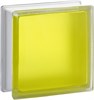 Стеклоблок стандартный окрашенный внутри Самба желтый (190х190х80) samba_vn_13