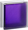 Стеклоблок стандартный окрашенный внутри Самба аметист (190х190х80) samba_vn_16