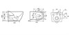 Унитаз подвесной модель VT1-74T Ceramicanova VT1-74T