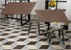 Плитка керамическая напольная 23204 CHEVRON Crema Mate LEFT 9х20,5 см Equipe 23204