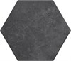 Плитка керамическая напольная 24954 HERITAGE HEX?GONO Carbon 17,5х20 см Equipe 24954