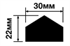 Молдинг TRN30 30 х 22 х 2700 TRN30 - фото 26600