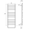 Полотенцесушитель электрический Point Нептун PN09152E П12 500x1200 левый/правый, хром PN09152E - фото 28224