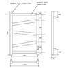 Полотенцесушитель электрический Point Феникс PN15856 П5 500x600, диммер справа, хром PN15856 - фото 28568