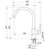 Смеситель для кухни Point PN3101BG светло-бежевый PN3101BG - фото 29789