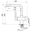 Смеситель для кухни Point PN3104B черный PN3104B - фото 29813