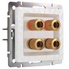 Акустическая розетка (Hammer белый) W1285001 - фото 42589