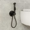 Встраиваемый смеситель с гигиеническим душем, матовый черный, IDDIS, 003BLR0i08 - фото 45633