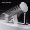 Смеситель на борт ванны на 3 отверстия с керамическим дивертором, каскадный излив, Cloud, IDDIS, CLOSB3Ki07 - фото 45688
