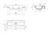 Раковина MODUO 80 SLIM UM-MOD80SL/1 - фото 48005