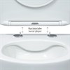 Комплект BERGES: инсталляция NOVUM кнопка белая F1, унитаз VENTAS, сиденье дюропласт Ventas Slim SO - фото 52841