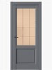 Межкомнатная дверь SE4 Стекло №1 бронза - фото 59278