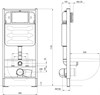 SET AQUATEK ЕВРОПА cmp017 (рама AQUATEK Standard INS-0000012, клавиша KDI-0000017, крепеж KKI-0000002+унитаз ЕВРОПА AQ1106-00 с тонким сиденьем sc) SET AQUATEK ЕВРОПА cmp017 - фото 62828