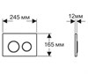 SET AQUATEK ПОЛАРИС (рама AQUATEK Standard INS-0000012+унитаз ПОЛАРИС AQ0700-00 с тонким сиденьем soft-close+ крепеж KKI-0000002 +панель KDI-0000017) SET AQUATEK ПОЛАРИС-017 4в1 - фото 62844