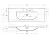 Мебельная раковина BelBagno BB-8099-120 глянцевая белая BB-8099-120 - фото 77121