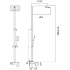 Душевая система Haiba HB24803-7 Черный матовый 26433 - фото 77128