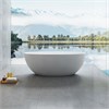 Ванна Solid Surface Vincea VBT-6S01MW, белый матовый VBT-6S01MW - фото 77343