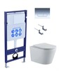 SET AQUATEK ВЕГА-1905-016 (рама AQUATEK Standard INS-0000012 с клавишей KDI-0000016 и крепежом KKI-0000002+унитаз ВЕГА AQ1905-00 с тонким сиденьем sc SET AQUATEK ВЕГА-1905-016 - фото 77806