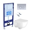 SET AQUATEK ДИВА-019 4в1 (рама AQUATEK Standard INS-0000012+ кркпеж KKI-0000002+клавиша KDI-0000019+унитаз ДИВА AQ2012-00 с тонким сиденьем soft-close SET AQUATEK ДИВА-019 4в1 - фото 77970