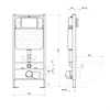 SET AQUATEK ЛИБРА N cm (рама AQUATEK Standard INS-0000012(без клавиши и крепежа)+унитаз ЛИБРА New AQ1148N-00 с тонким сиденьем soft-close SET AQUATEK ЛИБРА N cm - фото 78106