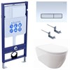 SET AQUATEK ПОЛАРИС (рама AQUATEK Standard INS-0000012+унитаз ПОЛАРИС AQ0700-00 с тонким сиденьем soft-close+ крепеж KKI-0000002 +панель KDI0000022) SET AQUATEK ПОЛАРИС-022 4в1 - фото 78112