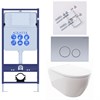 SET AQUATEK ПОЛАРИС (рама AQUATEK Standard INS-0000012+унитаз ПОЛАРИС AQ0700-00 с тонким сиденьем soft-close+ крепеж KKI-0000002 +панель KDI-0000036) SET AQUATEK ПОЛАРИС-036 4в1 - фото 78113