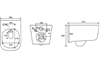SET AQUATEK ЛУГАНО (рама AQUATEK Standard INS-0000012(без клавиши и крепежа)+унитаз ЛУГАНО AQ2002-00 с тонким сиденьем soft-close SET AQUATEK ЛУГАНО - фото 78118