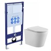 SET AQUATEK ВЕГА cmp (рама AQUATEK Standard INS-0000012(без клавиши и крепежа)+унитаз компакт ВЕГА AQ1904-00 с тонким сиденьем soft-close SET AQUATEK ВЕГА cmp - фото 78120